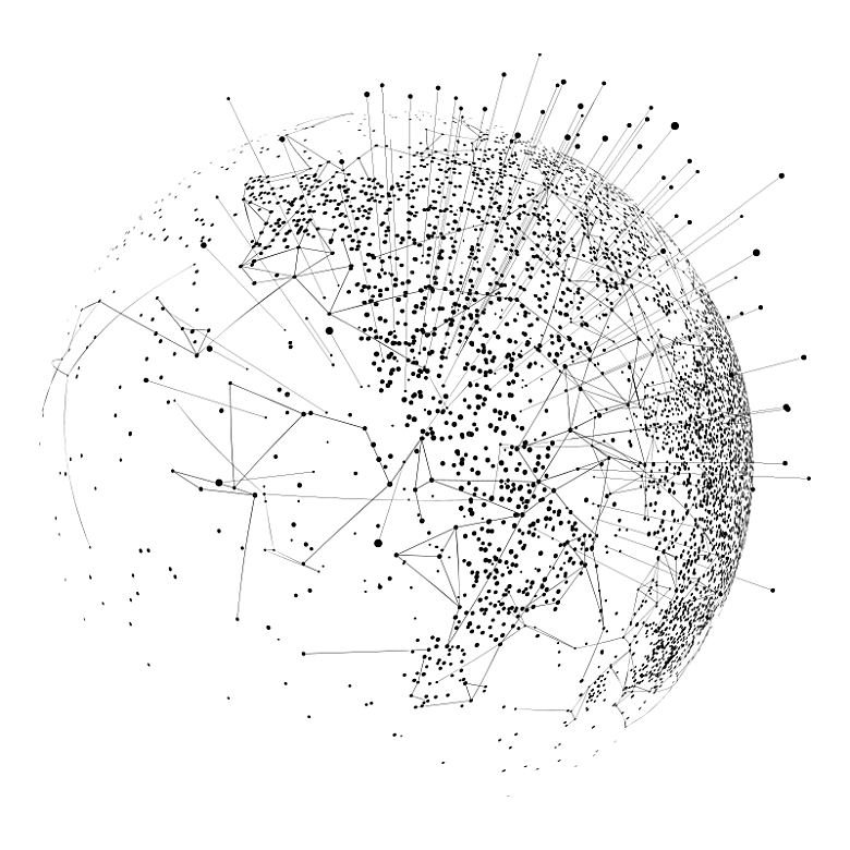 创意手绘地球星球PNG免抠元素