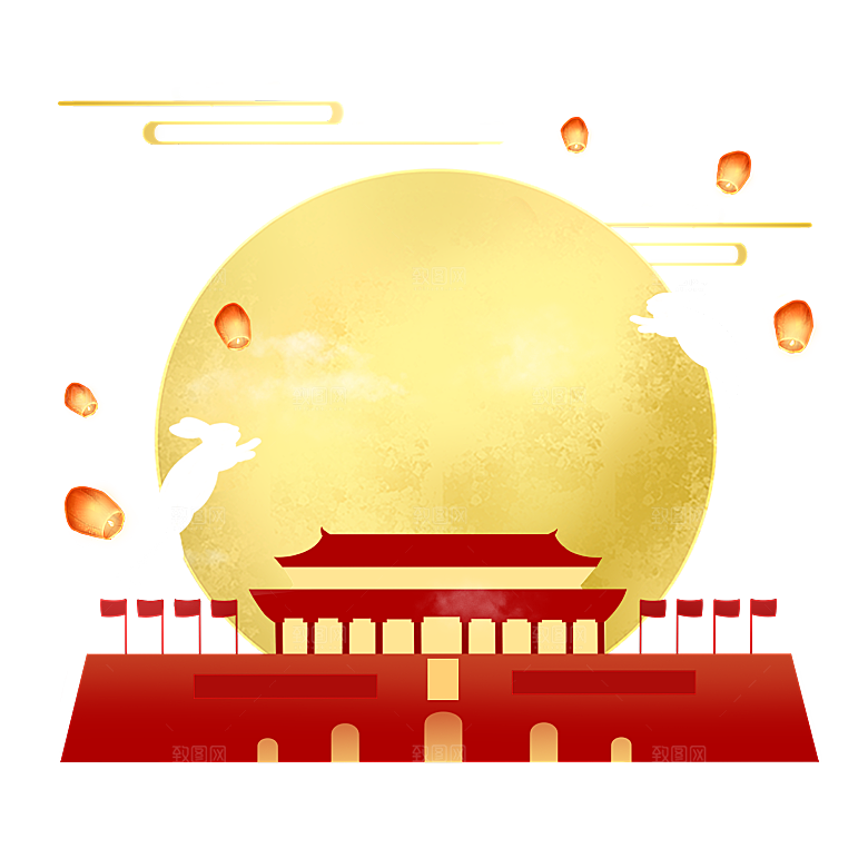 北京天安门png免抠透明国庆元素素材