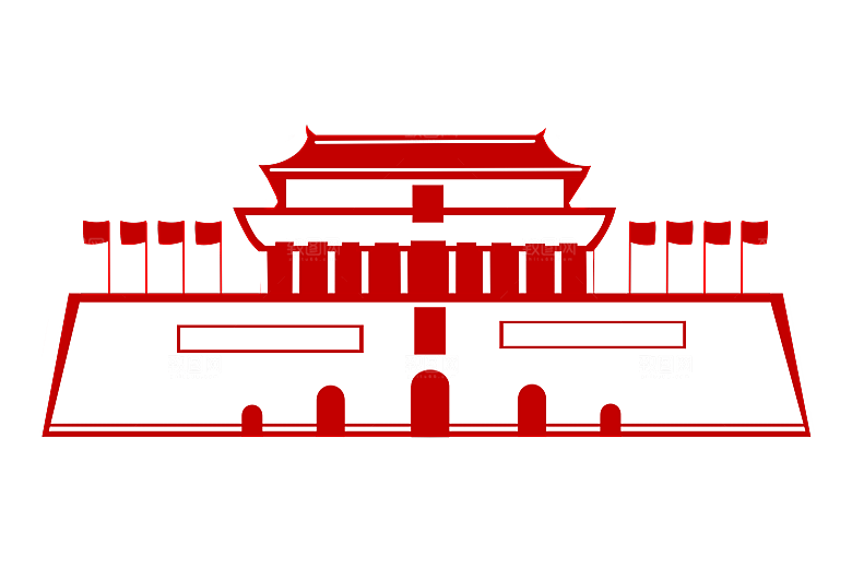 北京天安门png免抠透明国庆元素图素材