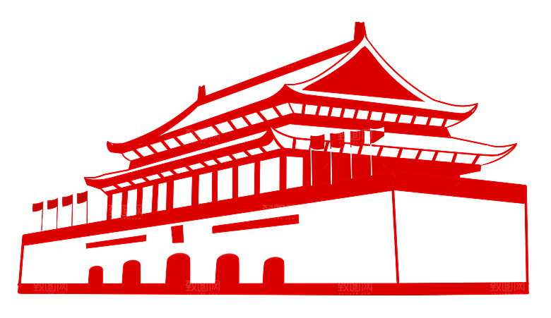 北京天安门png免抠透明国庆元素图素材