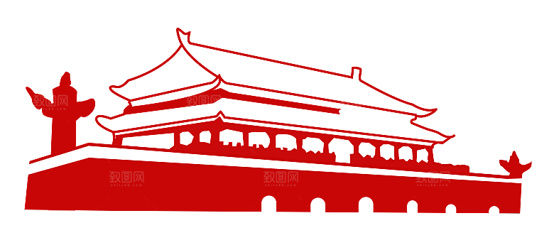 北京天安门png免抠透明国庆元素图素材