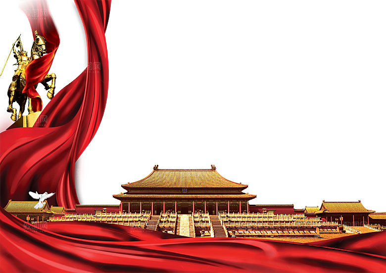 北京天安门png免抠透明国庆元素素材