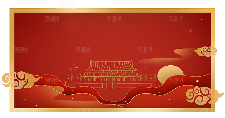 北京天安门png免抠透明国庆元素图片PS