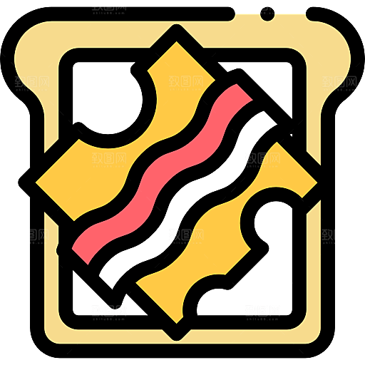 卡通可爱食物小图标蛋糕冰淇淋PNG