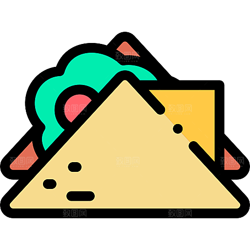 卡通可爱食物小图标蛋糕冰淇淋PNG素材
