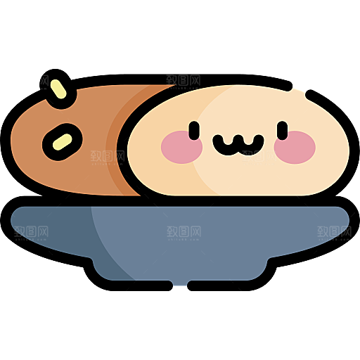 卡通可爱食物小图标蛋糕冰淇淋PNG素材