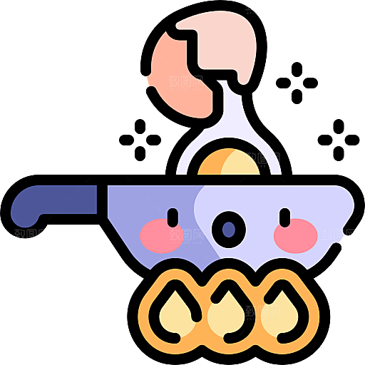卡通可爱食物小图标蛋糕冰淇淋PNG