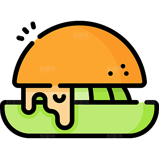 卡通可爱食物小图标蛋糕冰淇淋PNG素材