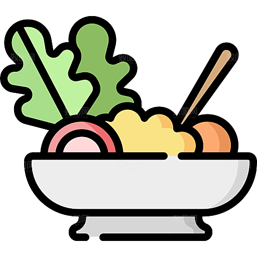 卡通可爱食物小图标蛋糕冰淇淋PNG元素