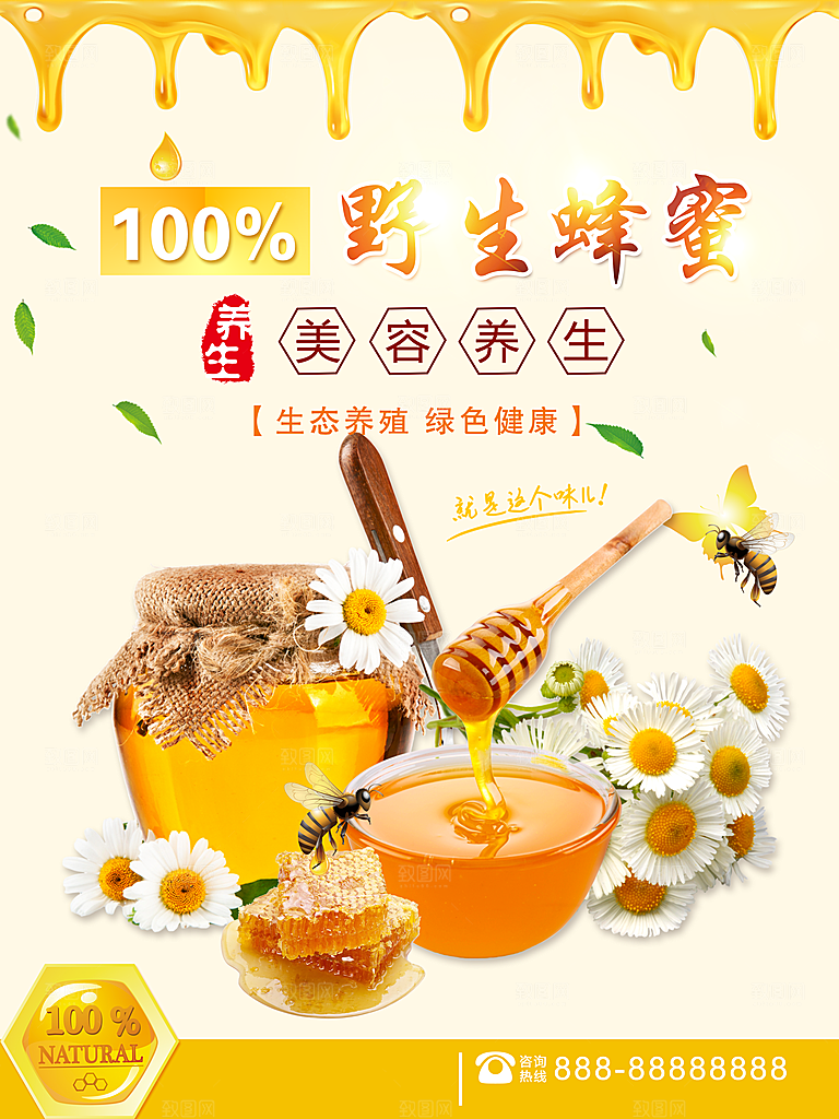 美容养生野生蜂蜜