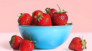 草莓美味天然健康红色水果红色新鲜鲜甜