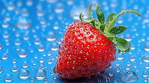 草莓红色水果健康美味天然红色新鲜鲜甜诱人