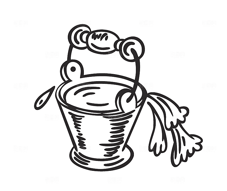 矢量手绘水壶酒壶png元素