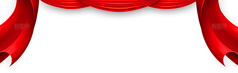 红绸带飘带缎带丝带png免抠透明