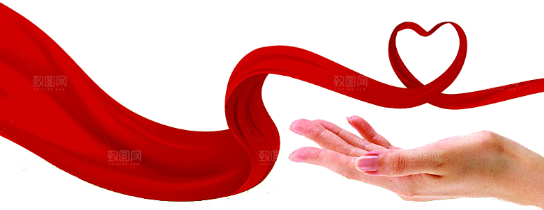 红绸带飘带缎带丝带png免抠透明