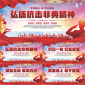 抗击非典精神展板系列
