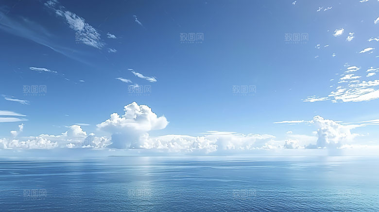 海边海岛唯美高清天空宁静自然风光