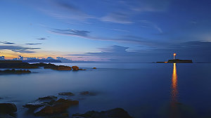 海边海岛唯美高清天空宁静自然风光