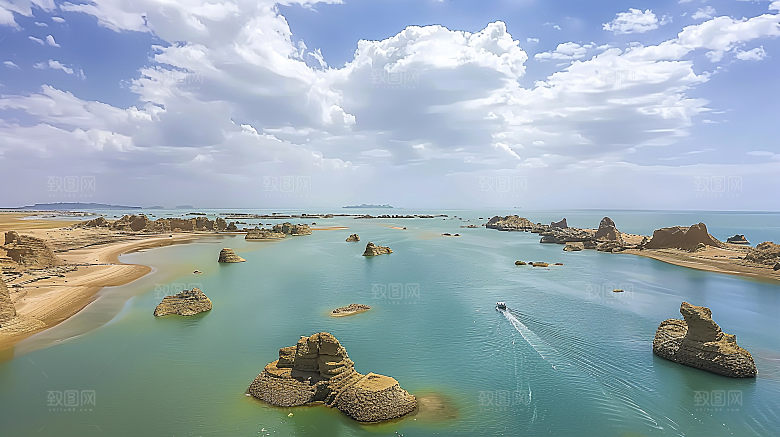 海边天空高清海岛自然唯美风光宁静