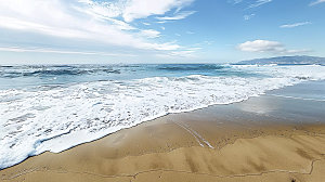 海边天空高清海岛自然唯美风光宁静