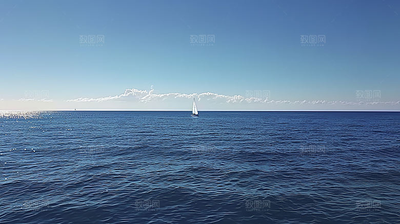 海边天空高清宁静自然海岸海岛唯美风光