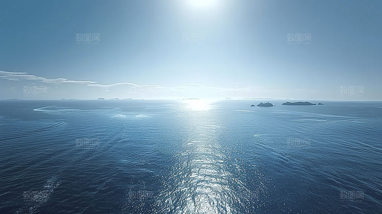 海边天空风光高清海岸宁静海滩海岛自然唯美