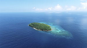 海边天空风光高清海岸宁静海滩海岛自然唯美