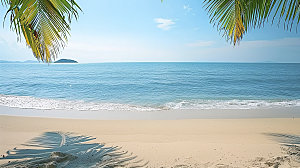 海边天空自然风光宁静海岛唯美高清