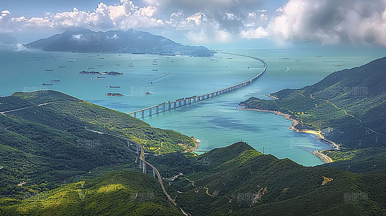 海边天空自然风光宁静海岛唯美高清