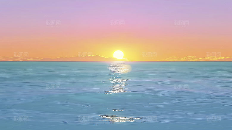 海边天空自然风光宁静海岛唯美高清