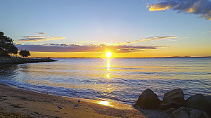 海边天空自然风光宁静海岛唯美高清