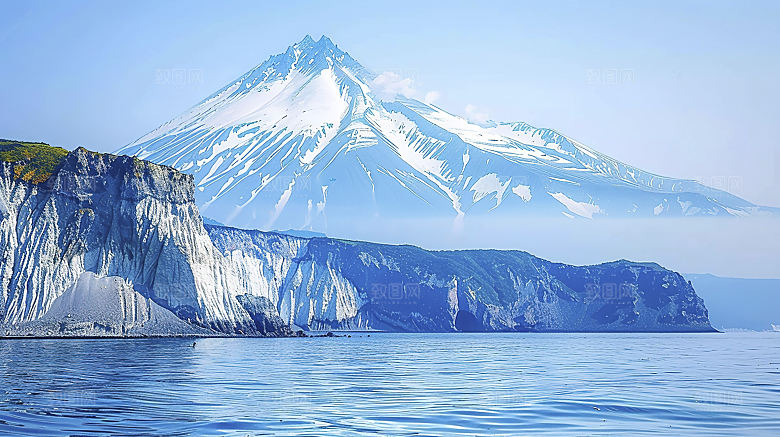 海边唯美风光自然宁静海岛高清天空
