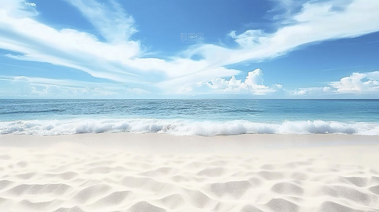 海边云彩海岛风光天空海滩海岸唯美宁静自然