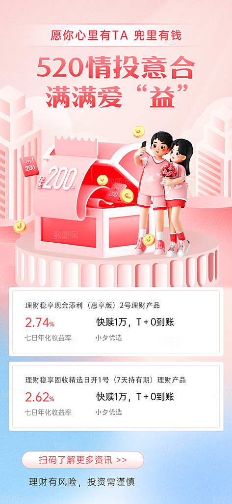 520浪漫情人节活动海报