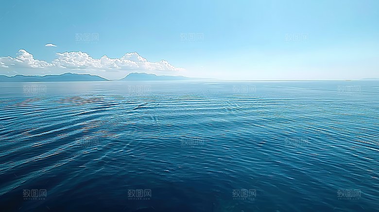 蓝天唯美自然天空云彩白云宁静云层高清