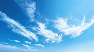 蓝天唯美白云天空云景高清云层