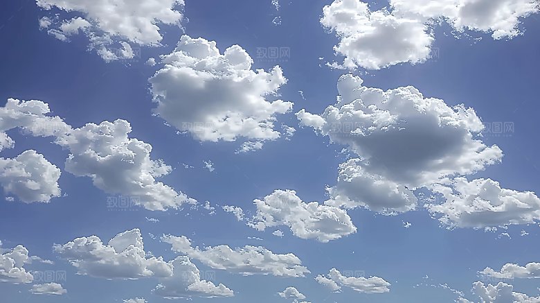 蓝天唯美白云天空云景高清云层