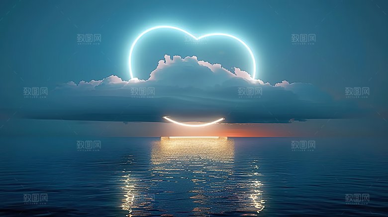 蓝天唯美宁静高清天空云层云彩自然白云