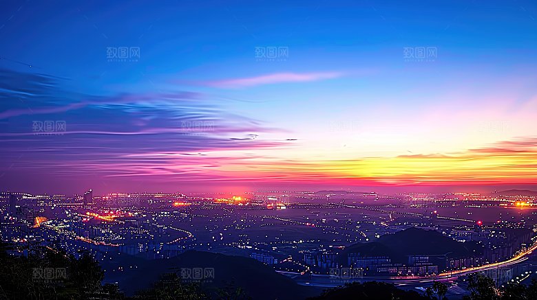 蓝天唯美宁静高清天空云层云彩自然白云