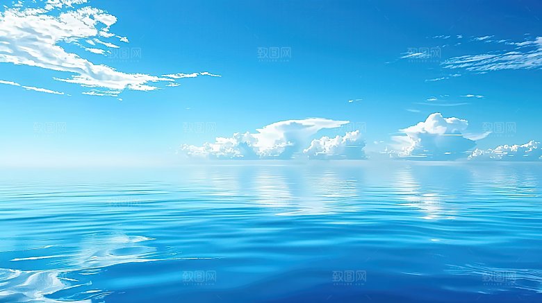蓝天唯美天空高清云雾意境云层云景白云