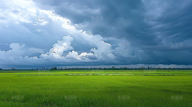 蓝天唯美天空白云自然云彩宁静