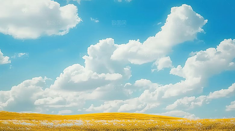 蓝天云雾意境唯美云层高清天空云景白云
