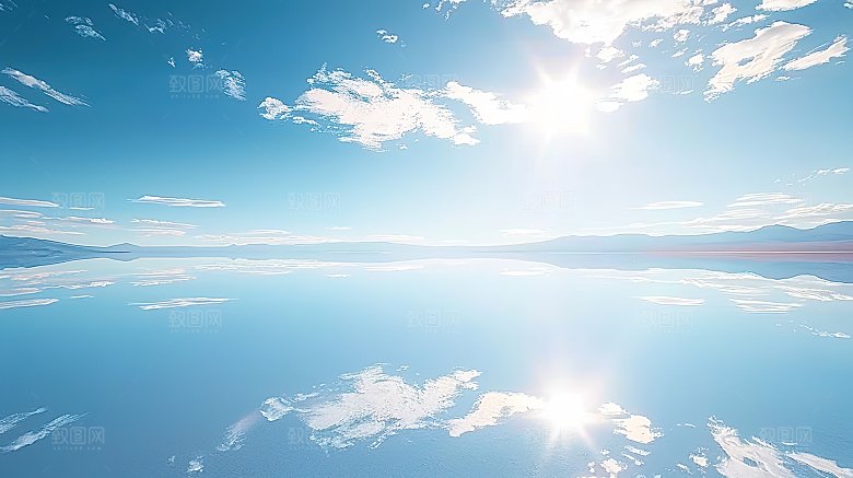 蓝天云雾意境唯美云层高清天空云景白云