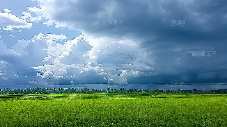 蓝天云雾意境唯美云层高清天空云景白云