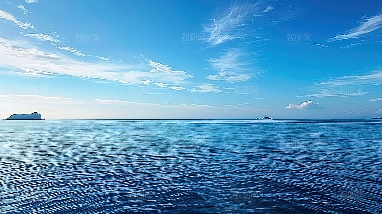 蓝天云雾云景高清云层白云意境天空唯美