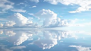 蓝天云景自然高清唯美意境云彩白云景观