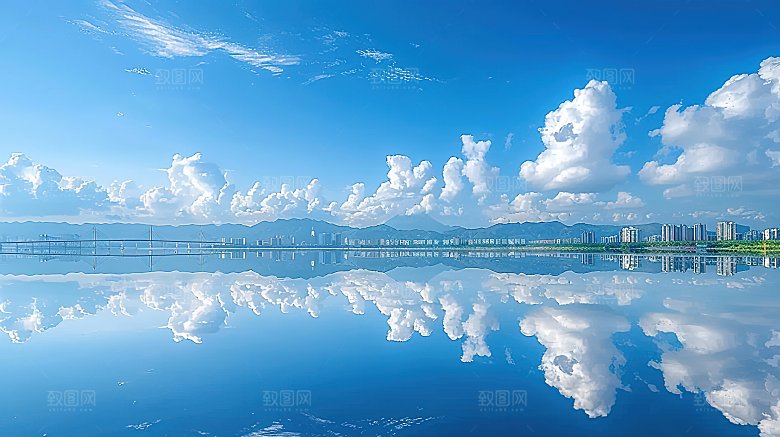 蓝天云景自然高清唯美意境云彩白云景观