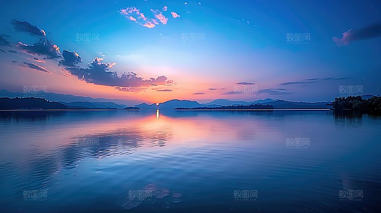蓝天云景自然白云景观高清意境唯美