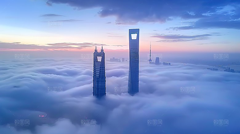 蓝天云景自然白云景观高清意境唯美