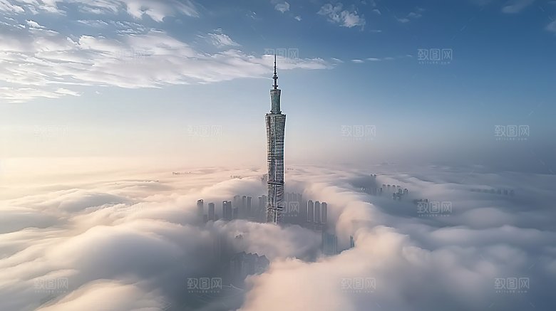 蓝天云景景观高清唯美自然白云意境
